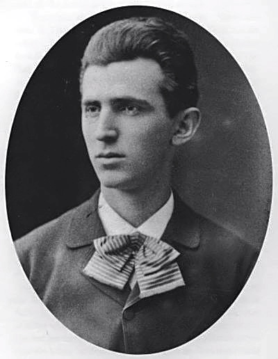 Nikola Tesla aged 23, source Wikipedia